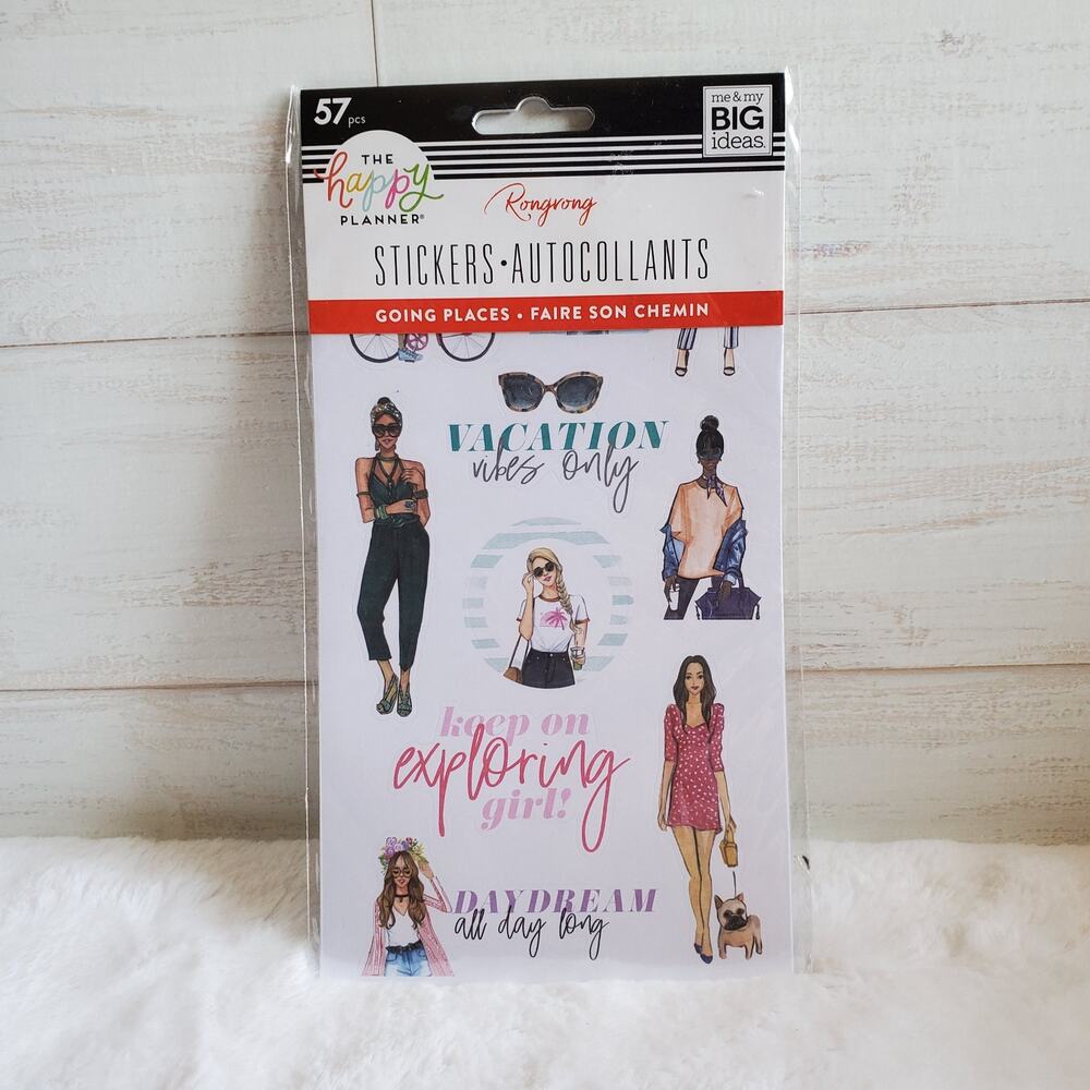 The Happy Planner Going Places Stickers